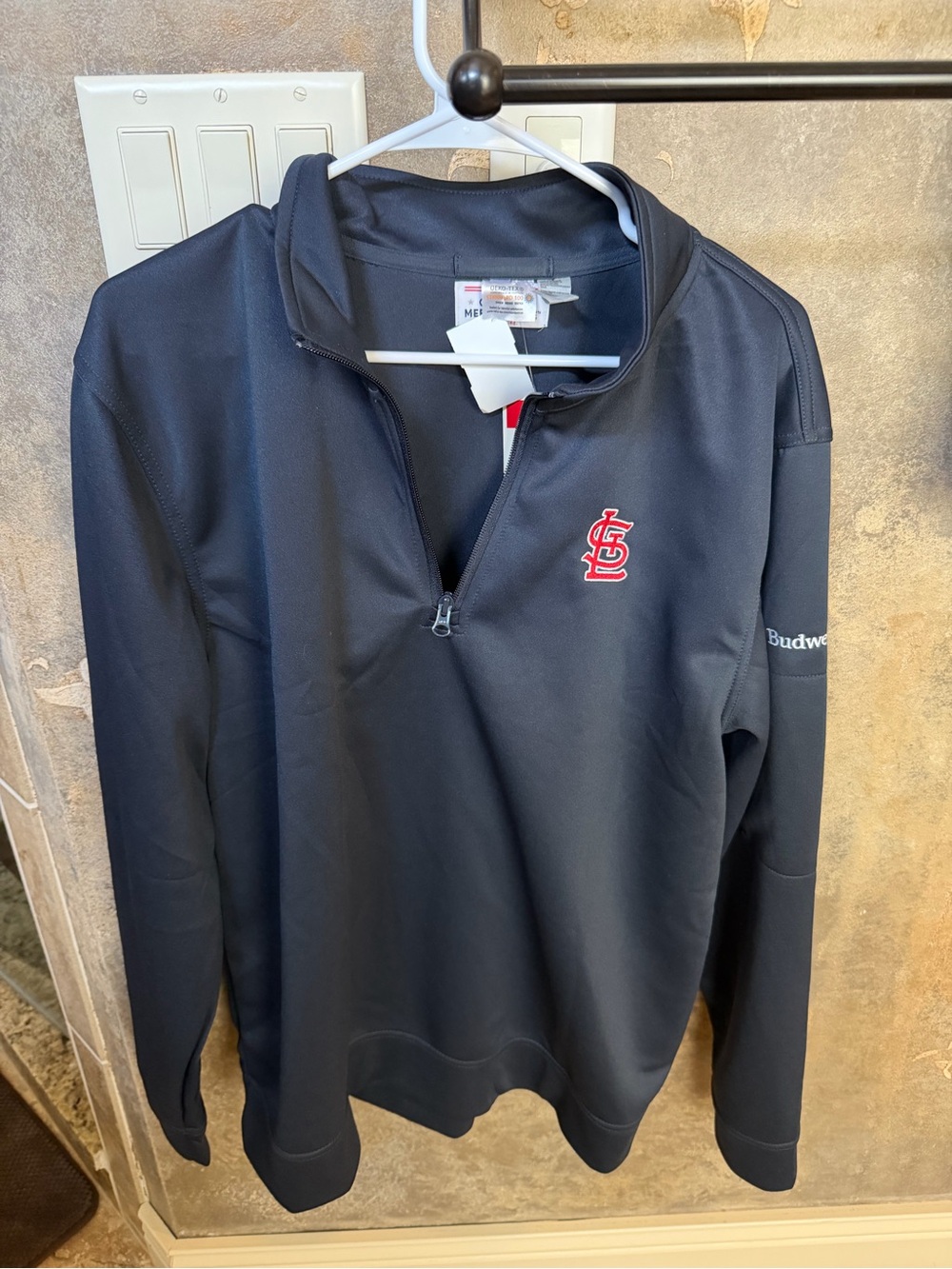 St. Louis Cardinals Budweiser 1/2 Zip